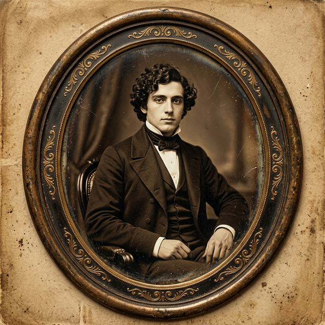 Young Waterhouse portrait — circa 1860s